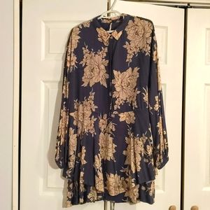 Free People floral dress size large